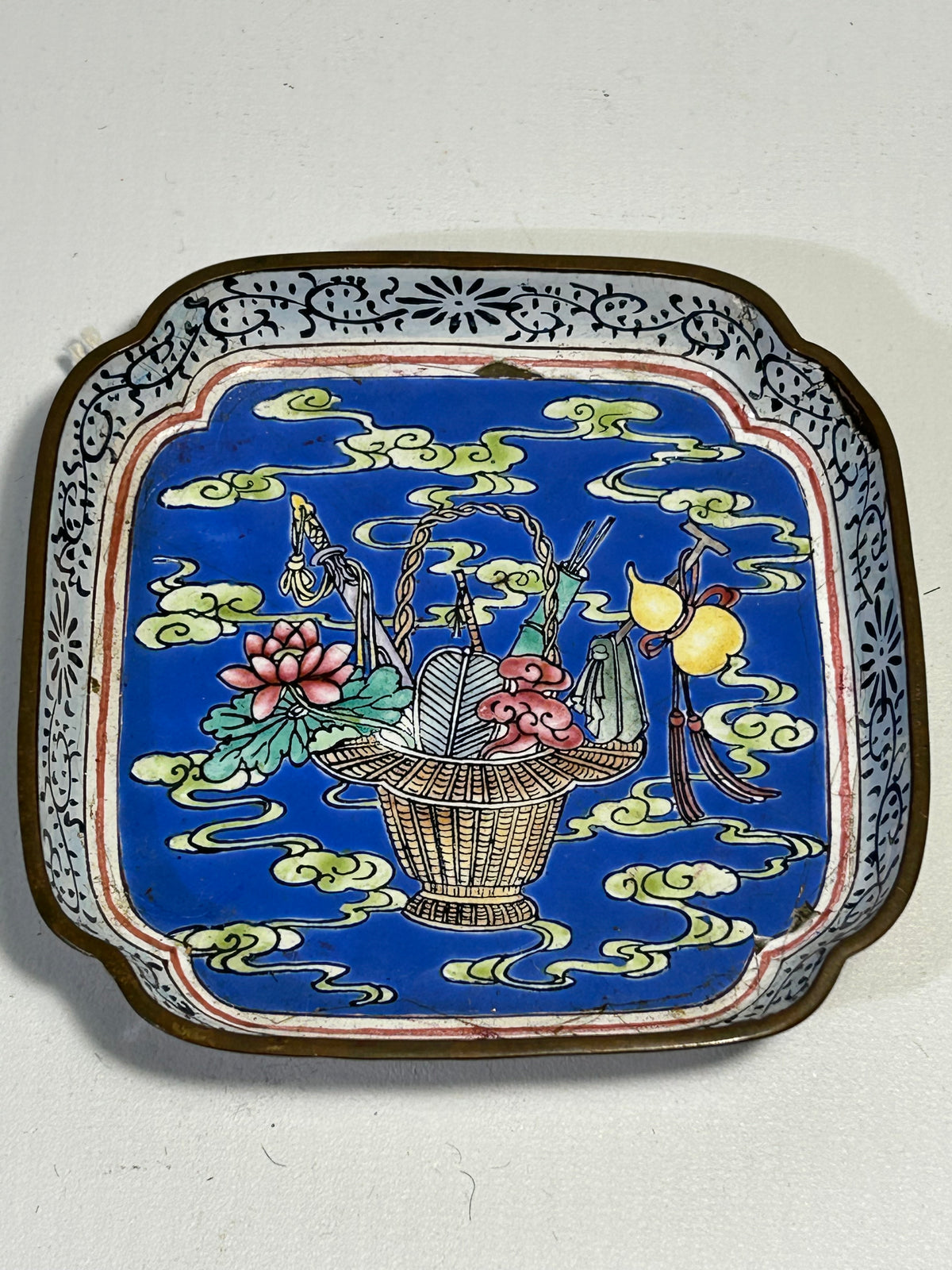 Canton Enamel Tray, early 19th century