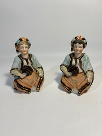 19th Century German bisque Nodding Ottomen