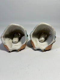 19th Century German bisque Nodding Ottomen