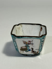 18th century Chinese enamel cup
