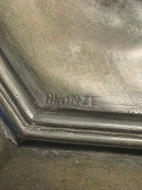 French Bronze Wall plaque Jesus Christ by Henri Alfred Auguste Dubois Early c20