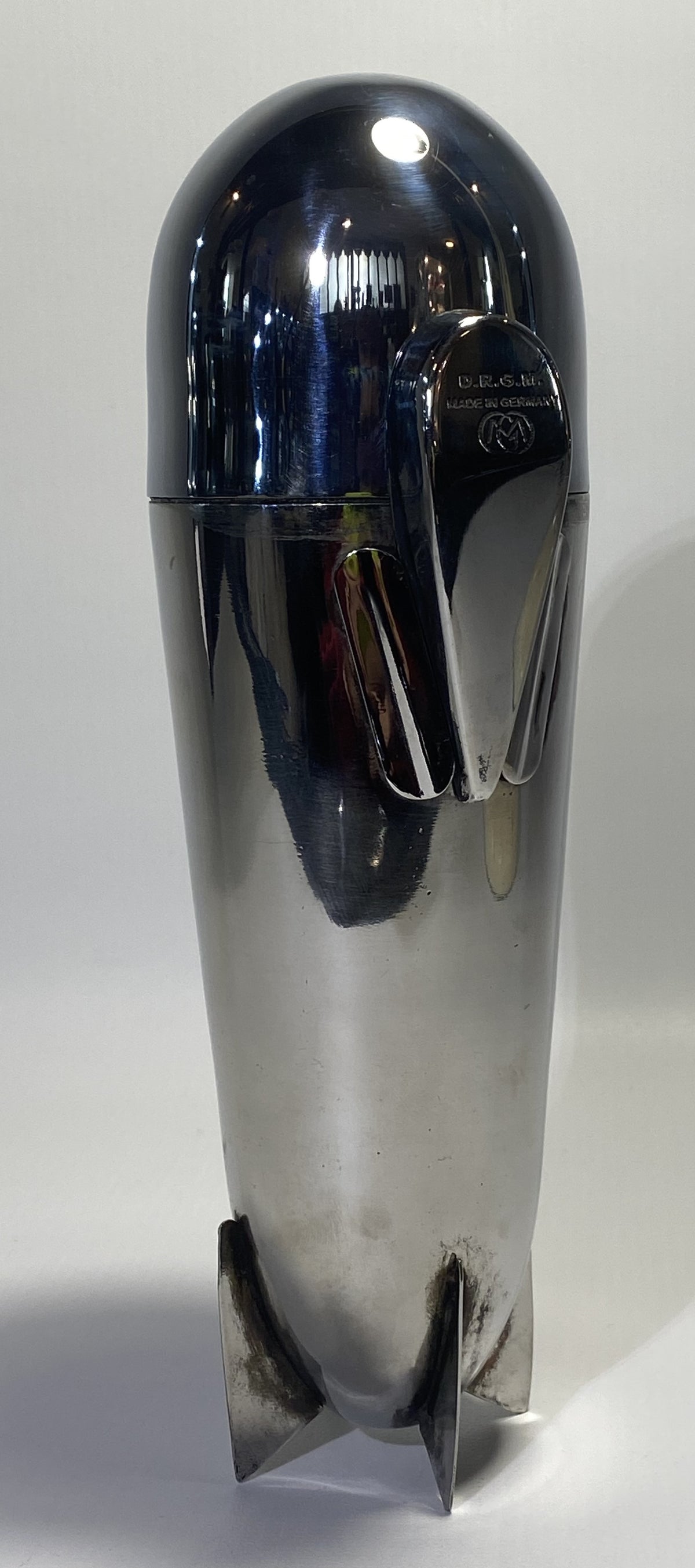 Art Deco German Zeppelin Cocktail Shaker c1920s